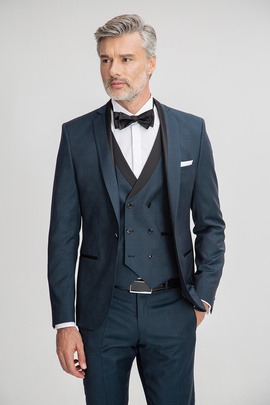 Zielony smoking męski w kratę 03015A60KSA